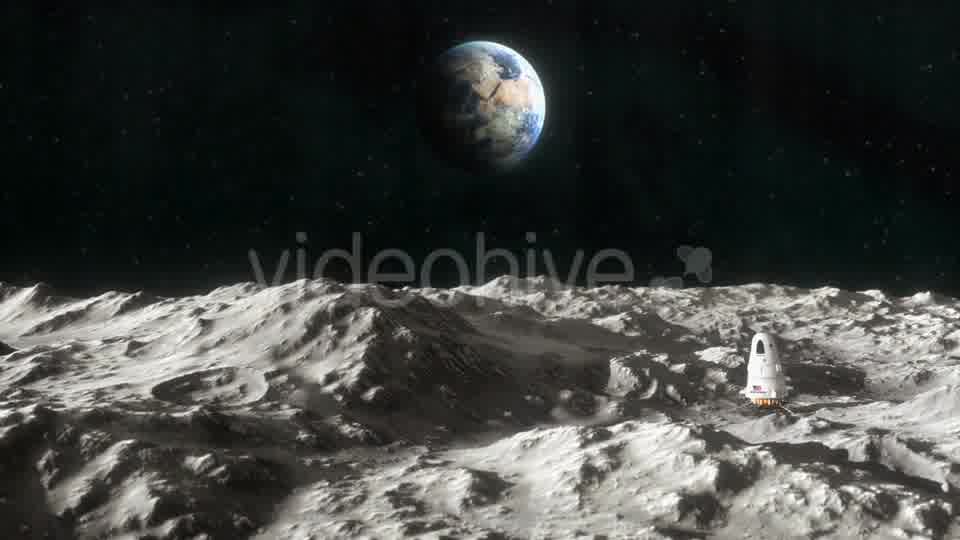 Spaceship on the Surface of the Moon 2 Videohive 21374413 Motion Graphics Image 10
