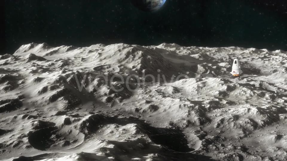 Spaceship on the Surface of the Moon 2 Videohive 21374413 Motion Graphics Image 3