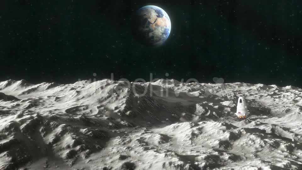 Spaceship on the Surface of the Moon 2 Videohive 21374413 Motion Graphics Image 7