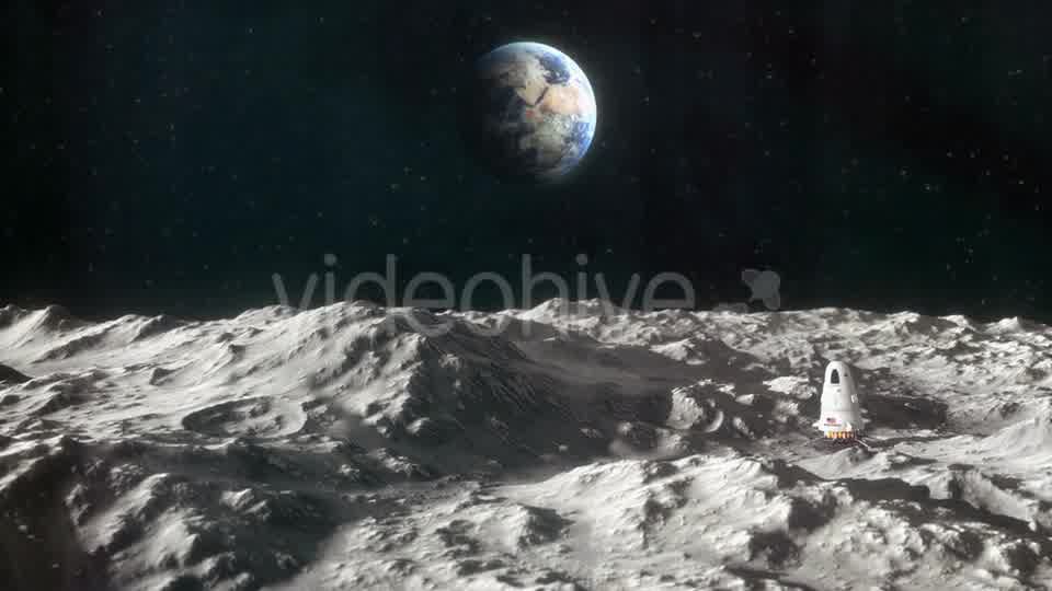 Spaceship on the Surface of the Moon 2 Videohive 21374413 Motion Graphics Image 9