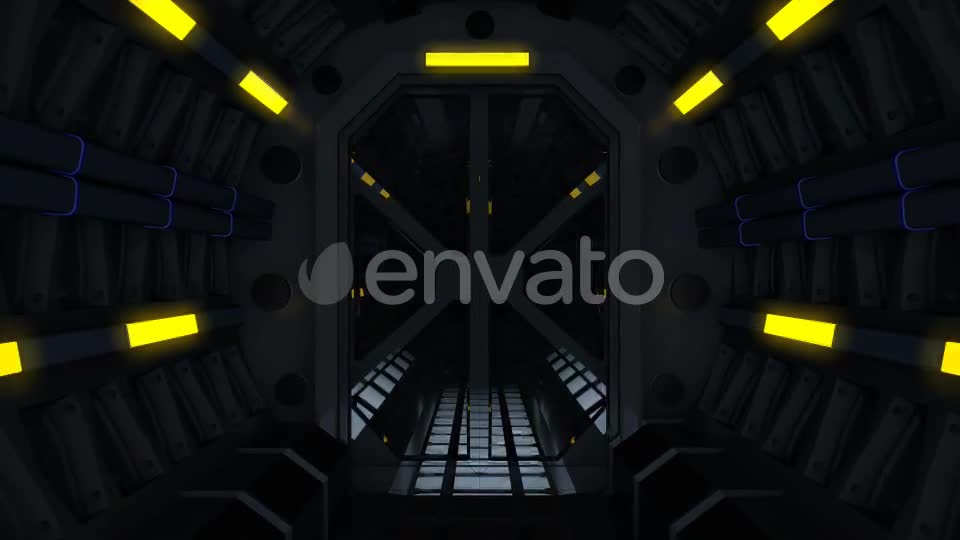 Spaceship Tunnel Videohive 21952399 Motion Graphics Image 1