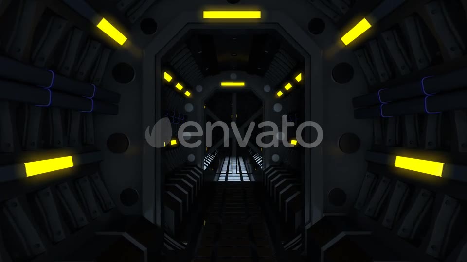 Spaceship Tunnel Videohive 21952399 Motion Graphics Image 2