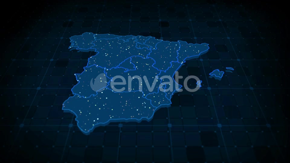 Spain Map Hd Videohive 23595799 Motion Graphics Image 3