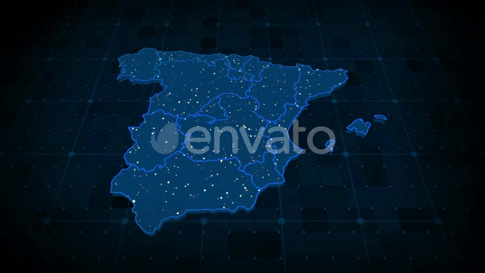 Spain Map Hd Videohive 23595799 Motion Graphics Image 6