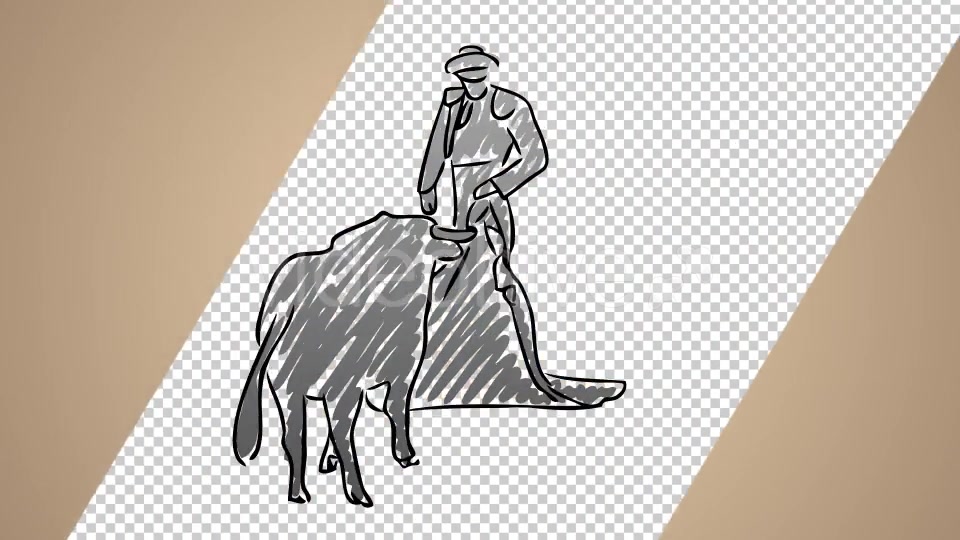 Spanish Hombre Bullfighting Videohive 20755911 Motion Graphics Image 3