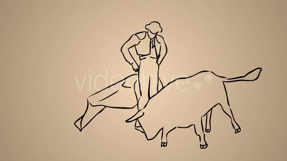Spanish Hombre Bullfighting Videohive 20755911 Motion Graphics Image 4