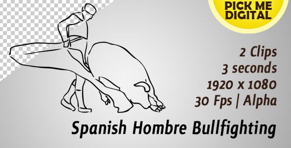 Spanish Hombre Bullfighting - Download 20755911 Videohive