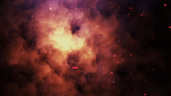 Spark and Smoke Particle Background - 20037960 Videohive Download