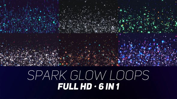 Spark Glow Loops - Videohive Download 20424013