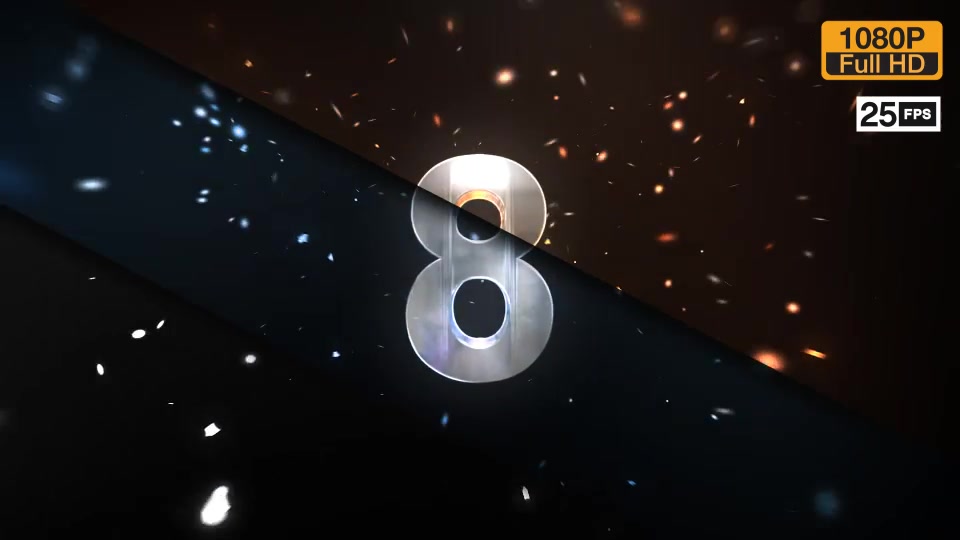 Sparking Countdown Videohive 19165636 Motion Graphics Image 3