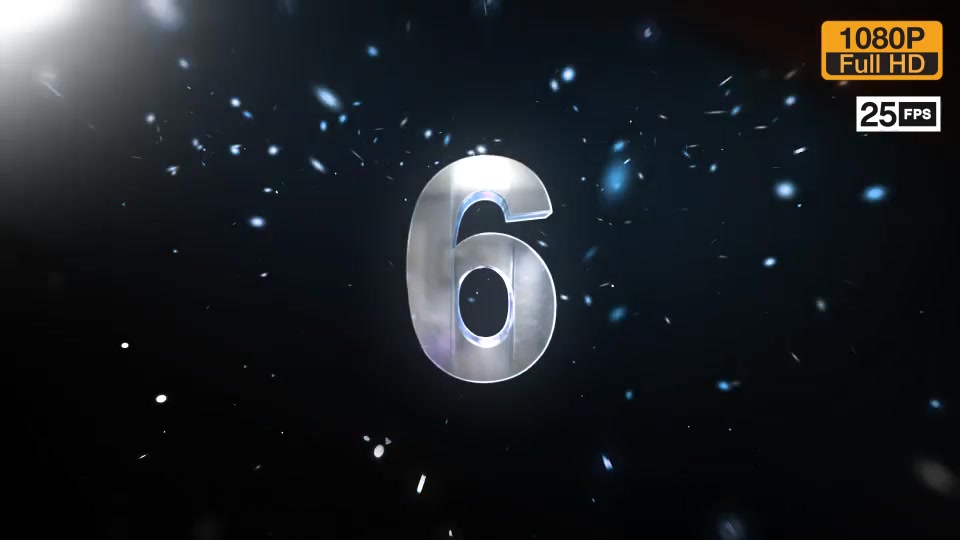 Sparking Countdown Videohive 19165636 Motion Graphics Image 5