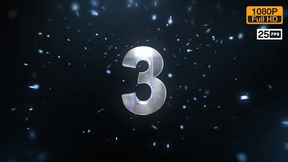 Sparking Countdown Videohive 19165636 Motion Graphics Image 8