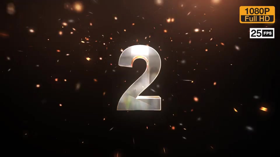 Sparking Countdown Videohive 19165636 Motion Graphics Image 9