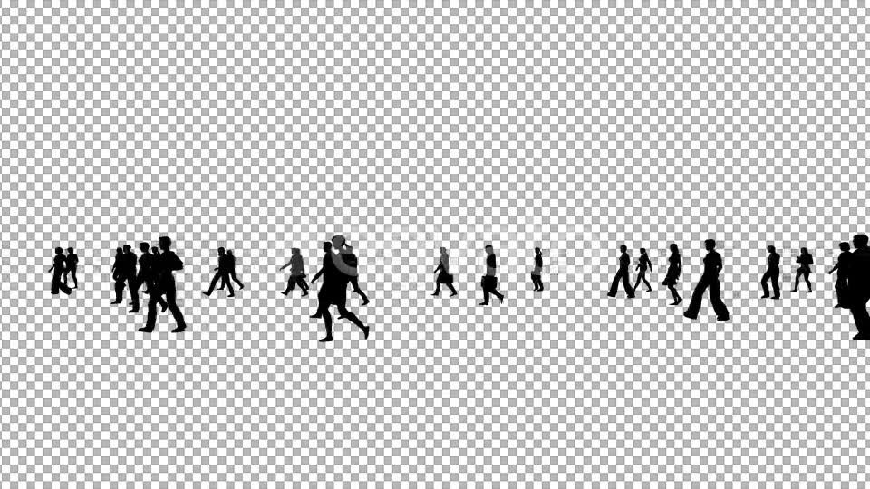 Sparse Silhouettes Walking Videohive 21846999 Motion Graphics Image 6