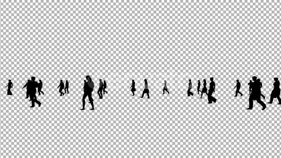 Sparse Silhouettes Walking Videohive 21846999 Motion Graphics Image 7