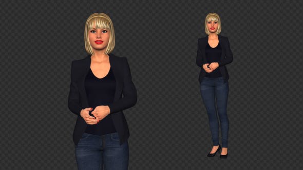 Speaking Woman Pack of 2 - Videohive Download 21887354