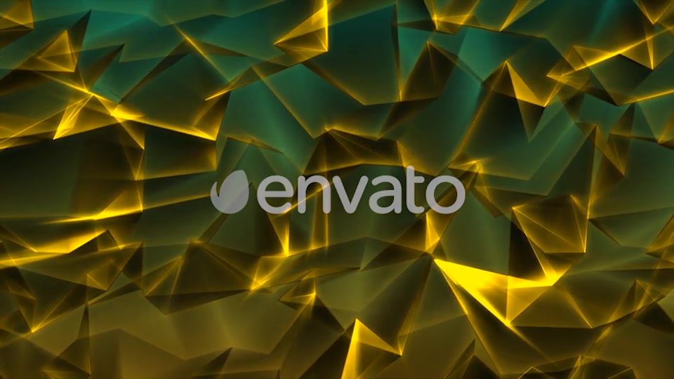 Special Gold Triangles in Green Background Videohive 21590033 Motion Graphics Image 10