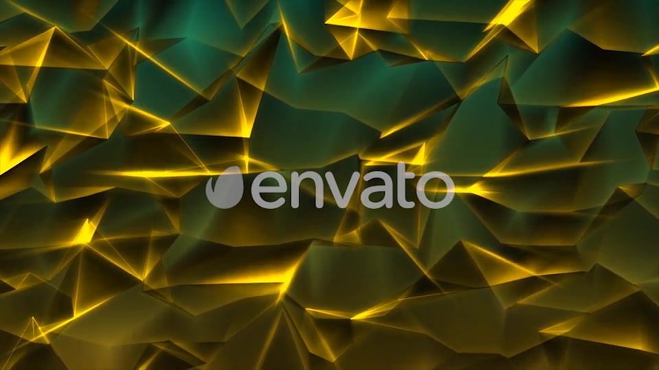 Special Gold Triangles in Green Background Videohive 21590033 Motion Graphics Image 7