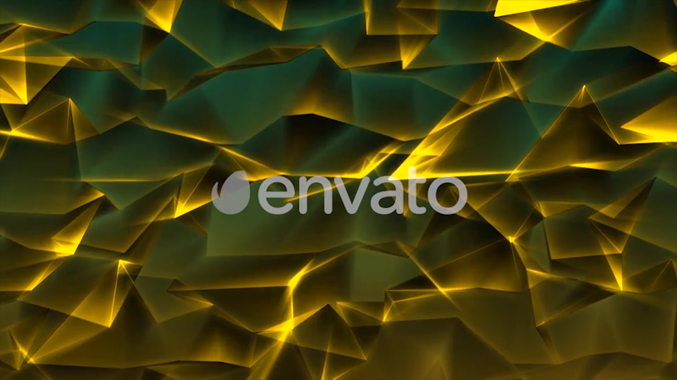 Special Gold Triangles in Green Background Videohive 21590033 Motion Graphics Image 8