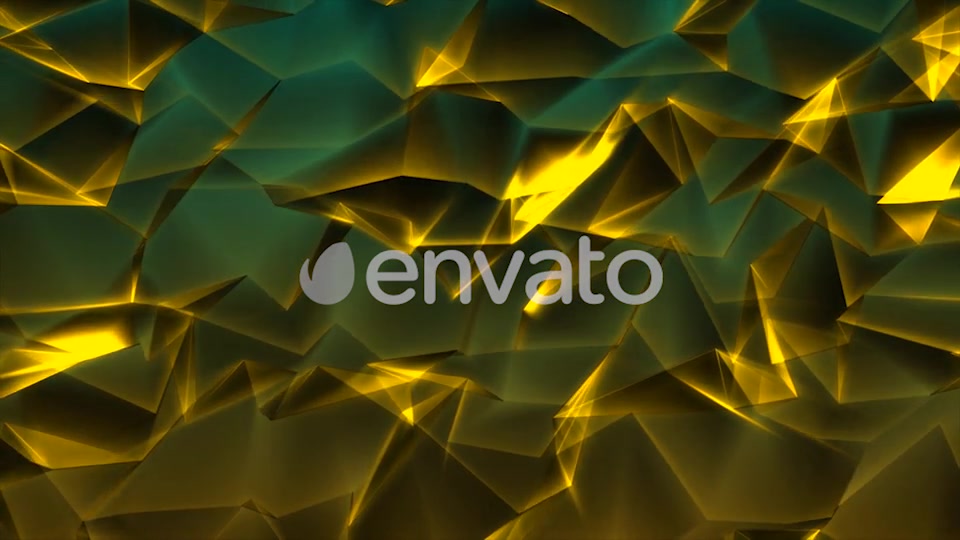 Special Gold Triangles in Green Background Videohive 21590033 Motion Graphics Image 9