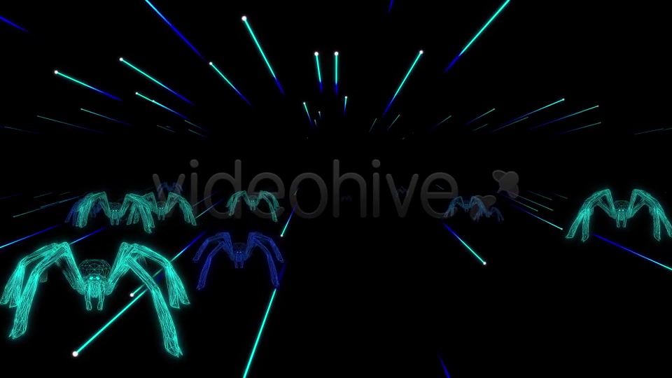 Spider Attack VJ Loop Pack (4in1) Videohive 18305460 Motion Graphics Image 10