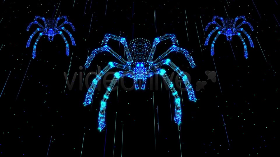 Spider Attack VJ Loop Pack (4in1) Videohive 18305460 Motion Graphics Image 5