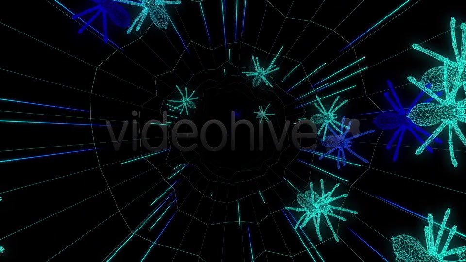 Spider Attack VJ Loop Pack (4in1) Videohive 18305460 Motion Graphics Image 6