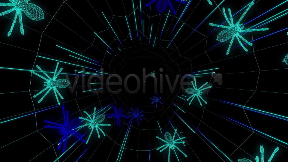Spider Attack VJ Loop Pack (4in1) Videohive 18305460 Motion Graphics Image 7