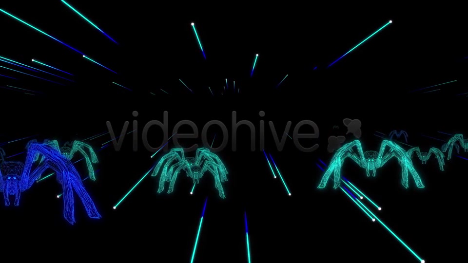 Spider Attack VJ Loop Pack (4in1) Videohive 18305460 Motion Graphics Image 9