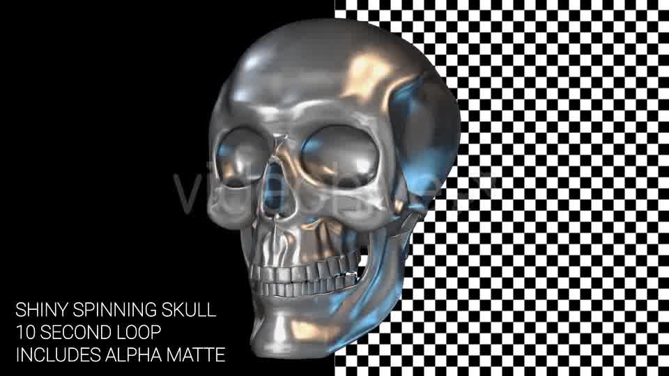 Spinning Chrome Skull Videohive 14828403 Motion Graphics Image 10