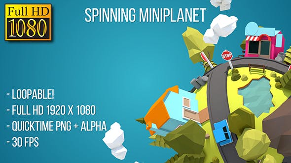 Spinning Tiny Planet (Full HD) - Videohive Download 20983101