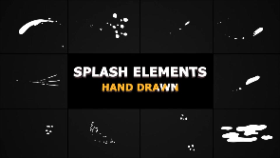Splash Animated Elements | Motion Graphics Pack Videohive 21307490 Motion Graphics Image 12