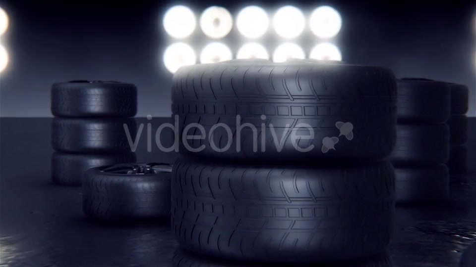 Sport Tires on a Race Track Videohive 19314096 Motion Graphics Image 11
