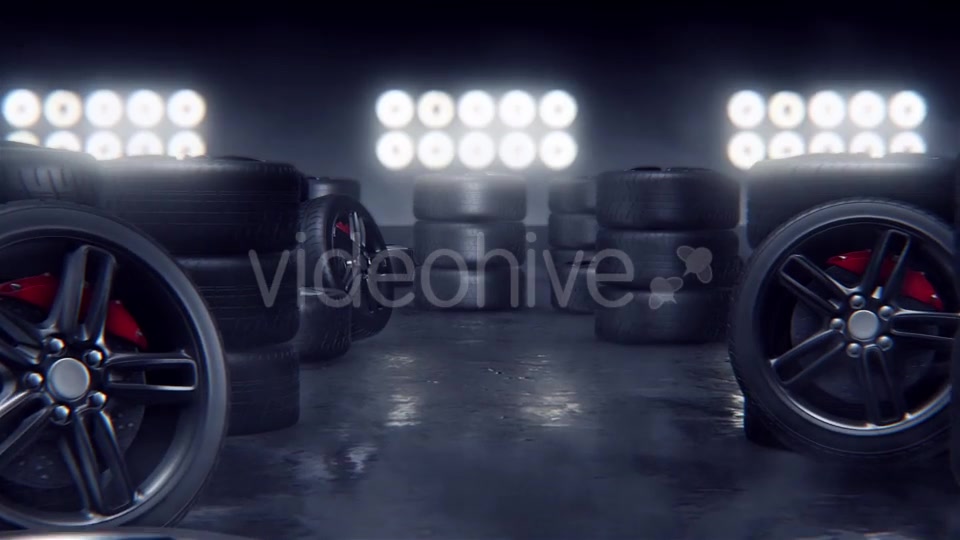 Sport Tires on a Race Track Videohive 19314096 Motion Graphics Image 3