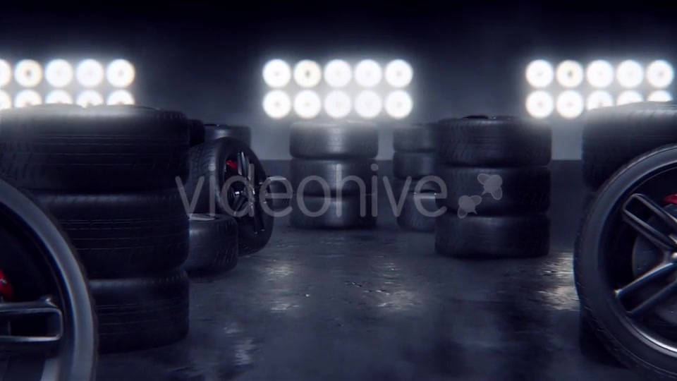 Sport Tires on a Race Track Videohive 19314096 Motion Graphics Image 4
