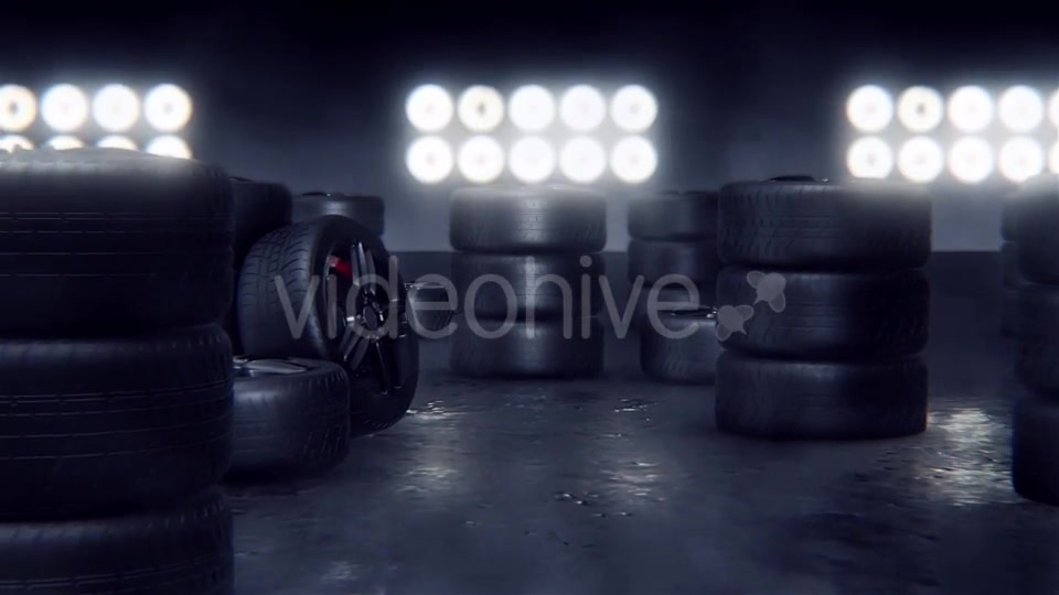 Sport Tires on a Race Track Videohive 19314096 Motion Graphics Image 5