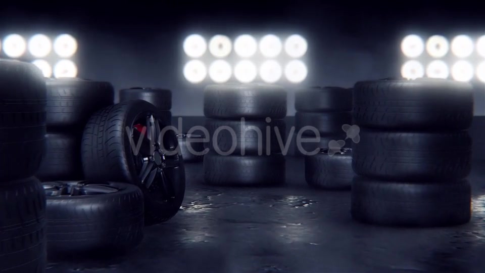 Sport Tires on a Race Track Videohive 19314096 Motion Graphics Image 6