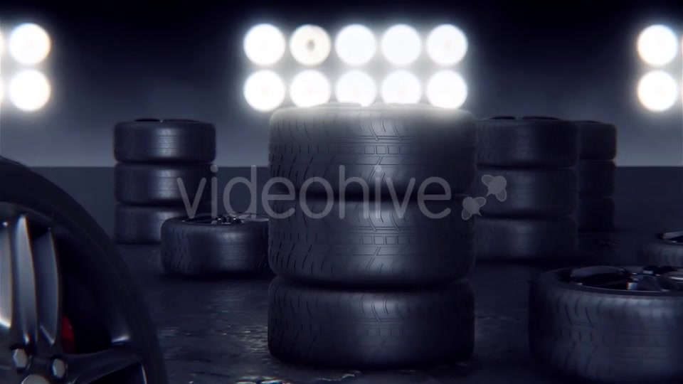 Sport Tires on a Race Track Videohive 19314096 Motion Graphics Image 9