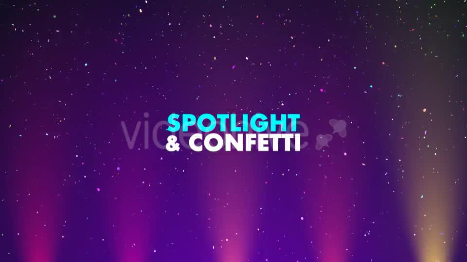 Spotlight & Confetti Videohive 20546574 Motion Graphics Image 1
