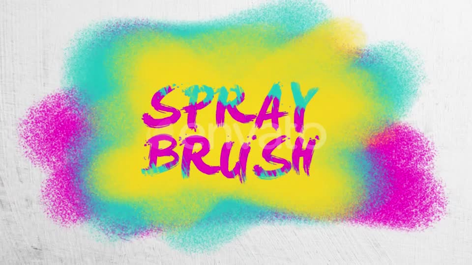 Spray Brush Videohive 22564169 Motion Graphics Image 1