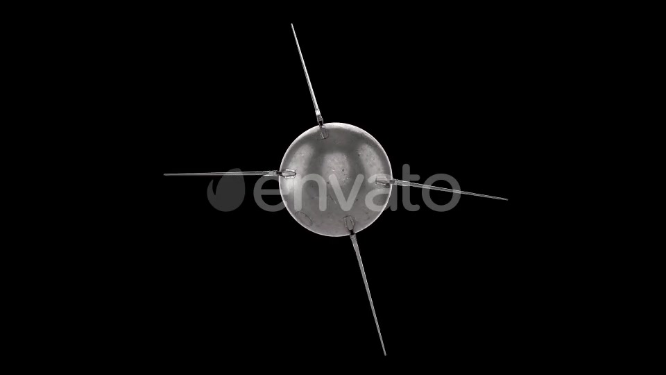 Sputnik 1 Rotating Multiple Angles Videohive 22305065 Motion Graphics Image 8