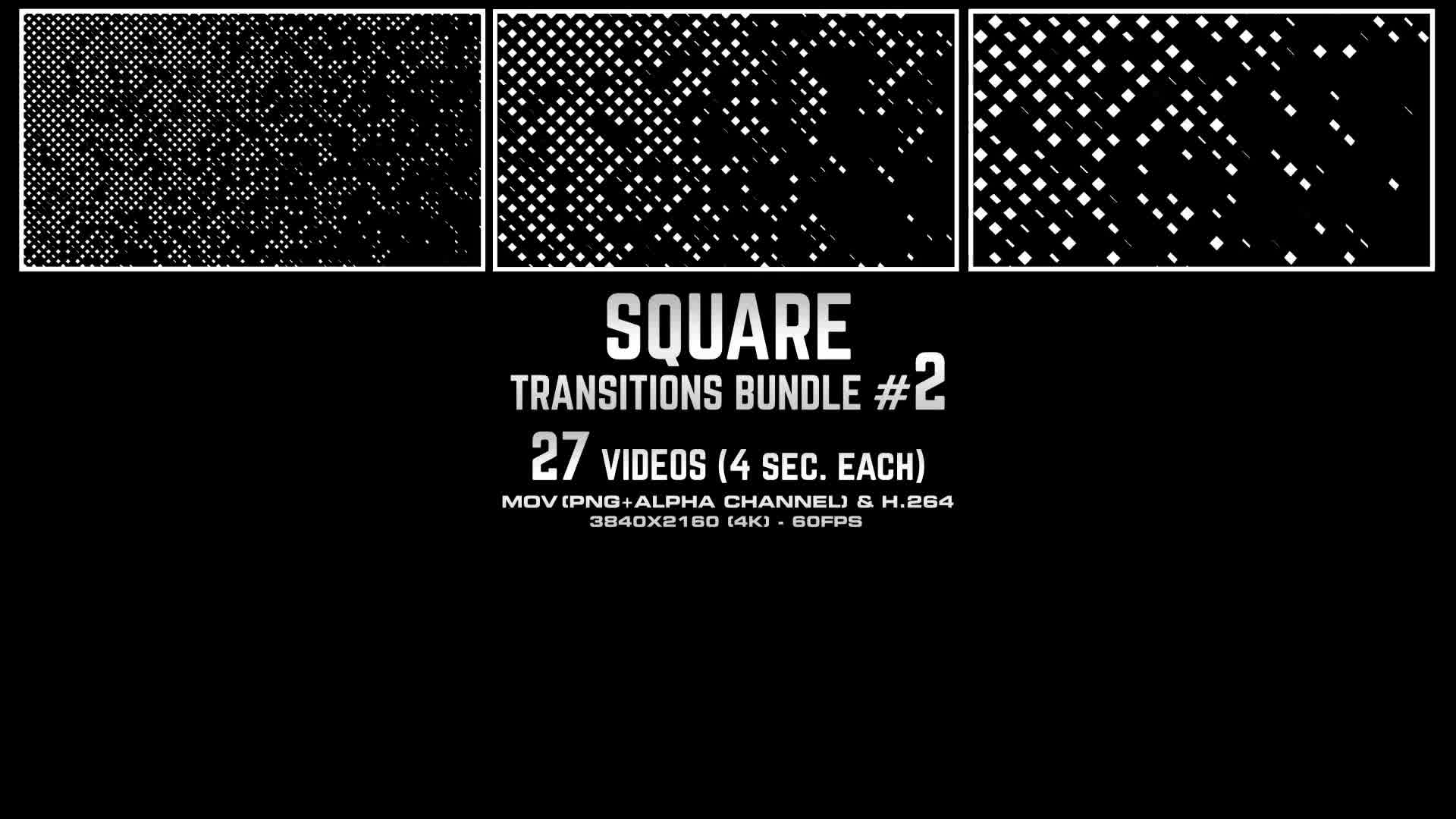 Square Transitions Bundle 2 4K Videohive 23658977 Motion Graphics Image 8
