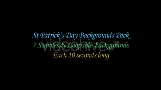 St Patricks Day Backgrounds Pack Videohive 10624534 Motion Graphics Image 3