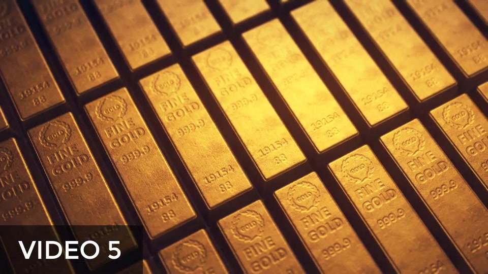 Stacked Bars Of Gold Bullion Pack Videohive 19560259 Motion Graphics Image 7