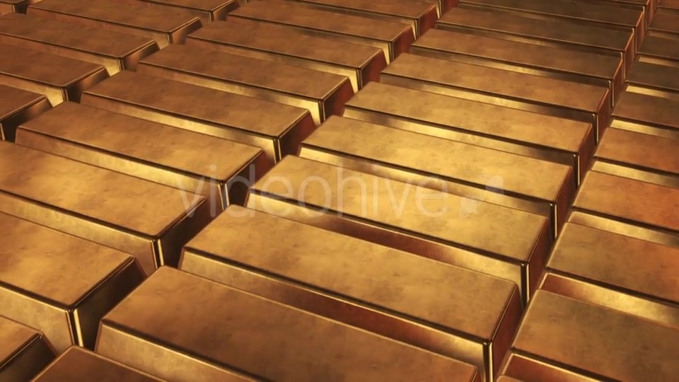 Stacked Bars Of Gold Bullion Videohive 18271542 Motion Graphics Image 6