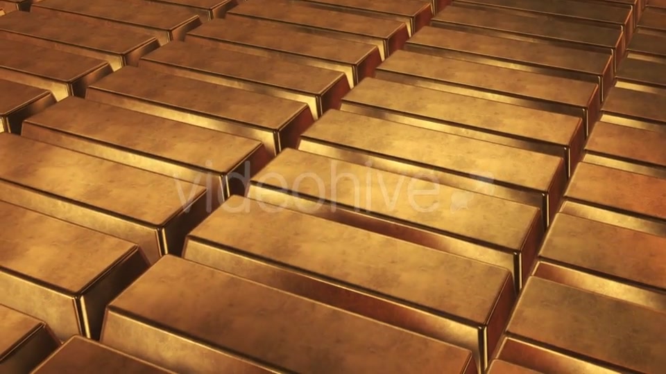Stacked Bars Of Gold Bullion Videohive 18271542 Motion Graphics Image 7
