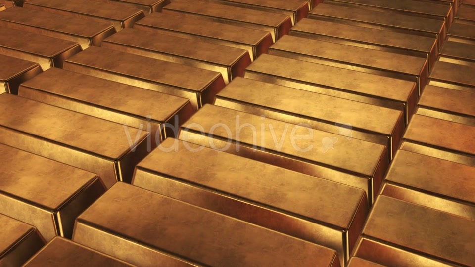 Stacked Bars Of Gold Bullion Videohive 18271542 Motion Graphics Image 8