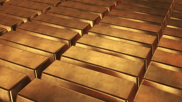 Stacked Bars Of Gold Bullion - Videohive 18271542 Download