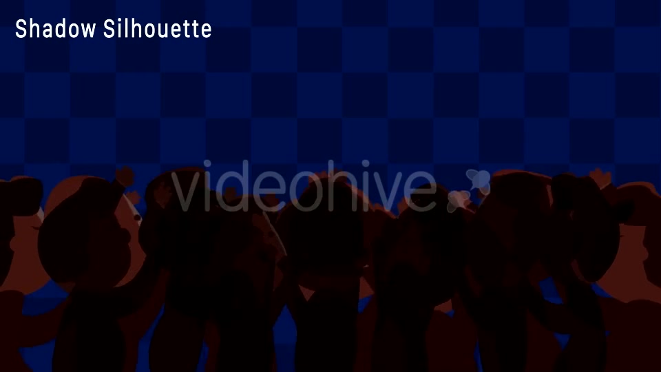 Stage Cheering Crowd Character Pack Videohive 13474928 Motion Graphics Image 7