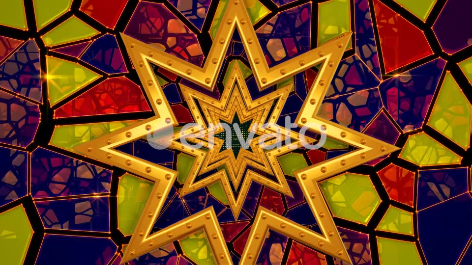 Stained Glass Tunnel Videohive 21666412 Motion Graphics Image 3
